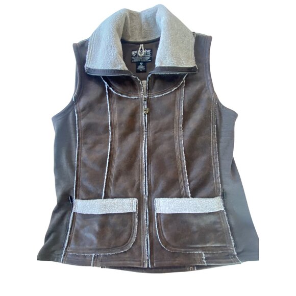 Kuhl Women's XL Dani Sherpa Vest Brown MSRP$219 Worn Once! - Picture 3 of 17